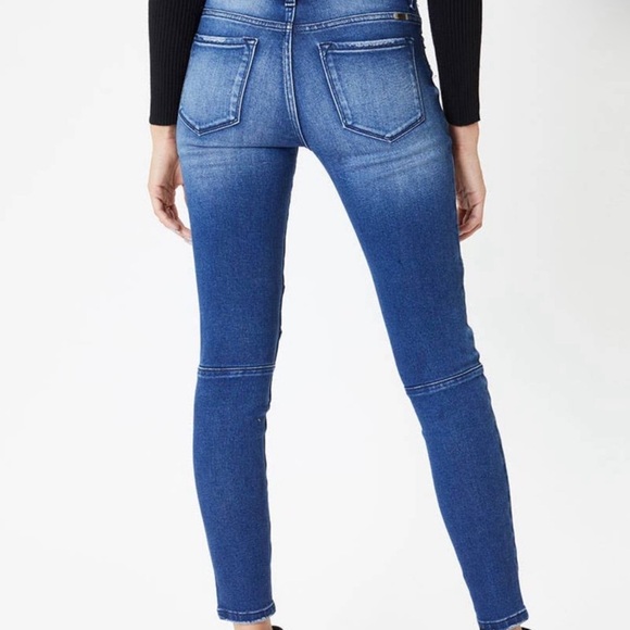 KanCan Motto High-Rise Button Down Fly Distressed Skinny Jeans Women’s Sizes NWT - Picture 5 of 16